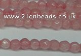 CCN2810 15.5 inches 3mm tiny faceted round candy jade beads