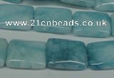 CCN2940 15.5 inches 13*18mm rectangle candy jade beads wholesale