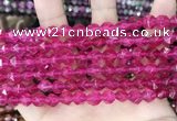 CCN5256 15 inches 8mm faceted nuggets candy jade beads