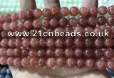 CCN5447 15 inches 8mm round candy jade beads Wholesale