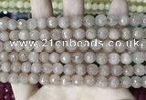 CCN5678 15 inches 8mm faceted round candy jade beads