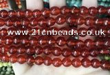 CCN5735 15 inches 8mm faceted round candy jade beads