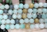CCN5830 15 inches 10mm faceted round candy jade beads