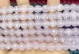 CCN6318 15.5 inches 8mm faceted round candy jade beads Wholesale