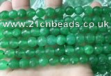 CCN6350 6mm, 8mm, 10mm, 12mm & 14mm faceted round candy jade beads