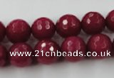 CCN774 15.5 inches 6mm faceted round candy jade beads wholesale
