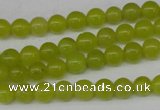 CCN87 15.5 inches 6mm round candy jade beads wholesale