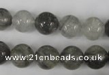 CCQ304 15.5 inches 12mm round cloudy quartz beads wholesale