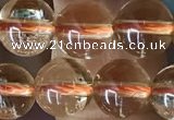 CCR332 15.5 inches 8mm round natural citrine gemstone beads