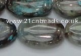 CCS10 15.5 inches 22*30mm oval natural chrysocolla gemstone beads