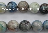 CCS21 15.5 inches 12mm round natural chrysocolla gemstone beads