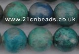CCS515 15.5 inches 14mm round natural chrysocolla gemstone beads