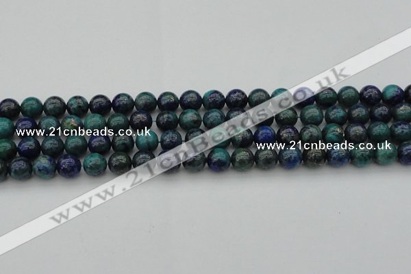 CCS523 15.5 inches 10mm round dyed chrysocolla gemstone beads