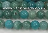CCS872 15.5 inches 4mm round natural chrysocolla gemstone beads