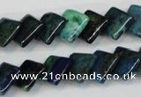 CCS88 15.5 inches 12*12mm diamond dyed chrysocolla gemstone beads