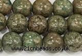 CCS907 15 inches 8mm round chrysocolla gemstone beads