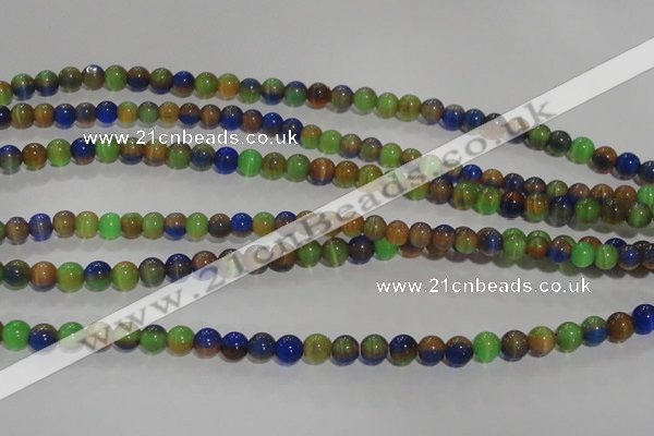 CCT1240 15 inches 4mm round cats eye beads wholesale