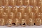CCT1424 15 inches 4mm, 6mm round cats eye beads
