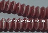 CCT261 15 inches 3*7mm rondelle cats eye beads wholesale