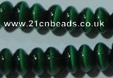 CCT290 15 inches 5*8mm rondelle cats eye beads wholesale