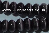 CCT295 15 inches 5*8mm rondelle cats eye beads wholesale