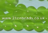 CCT461 15 inches 6mm flat round cats eye beads wholesale