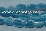 CCT611 15 inches 4*6mm oval cats eye beads wholesale