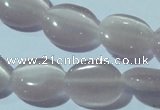 CCT662 15 inches 8*10mm oval cats eye beads wholesale