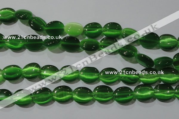 CCT705 15 inches 10*12mm oval cats eye beads wholesale