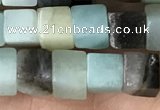 CCU486 15.5 inches 6*6mm cube amazonite beads wholesale