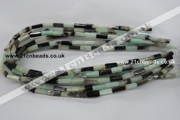 CCU518 15.5 inches 4*13mm cuboid amazonite gemstone beads wholesale