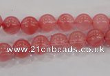 CCY102 15.5 inches 8mm round cherry quartz beads wholesale