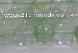 CCY615 15.5 inches 14mm faceted round green cherry quartz beads