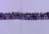 CDA355 15.5 inches 14mm round matte dogtooth amethyst beads