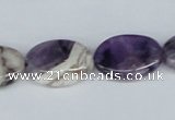 CDA71 15.5 inches 15*20mm oval dogtooth amethyst beads wholesale