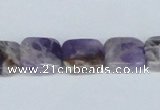 CDA77 15.5 inches 14*14mm square dogtooth amethyst beads wholesale