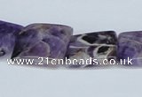 CDA78 15.5 inches 20*20mm square dogtooth amethyst beads wholesale