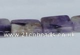 CDA81 15.5 inches 15*20mm rectangle dogtooth amethyst beads wholesale