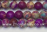 CDE1055 15.5 inches 4mm round sea sediment jasper beads wholesale