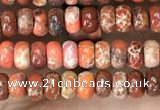 CDE1251 15.5 inches 2.5*4mm rondelle sea sediment jasper beads