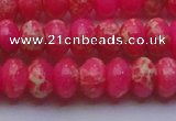 CDE2613 15.5 inches 13*18mm rondelle dyed sea sediment jasper beads