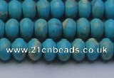 CDE2642 15.5 inches 8*12mm rondelle dyed sea sediment jasper beads