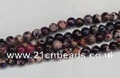 CDE360 15.5 inches 4mm round dyed sea sediment jasper beads