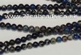 CDI220 15.5 inches 4mm round dyed imperial jasper beads