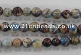 CDI812 15.5 inches 6mm round dyed imperial jasper beads wholesale