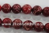 CDI823 15.5 inches 10mm round dyed imperial jasper beads wholesale