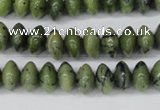 CDJ104 15.5 inches 6*10mm rondelle Canadian jade beads wholesale