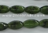 CDJ145 15.5 inches 8*12mm tetrahedron Canadian jade beads wholesale