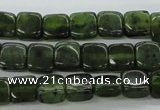 CDJ148 15.5 inches 6*6mm square Canadian jade beads wholesale