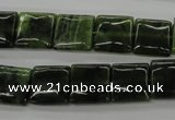 CDJ150 15.5 inches 12*12mm square Canadian jade beads wholesale